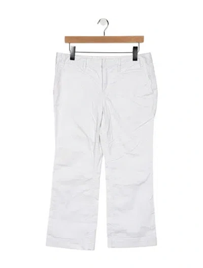 Pre-owned Tory Burch Mid-rise Straight Leg Jeans In Blue