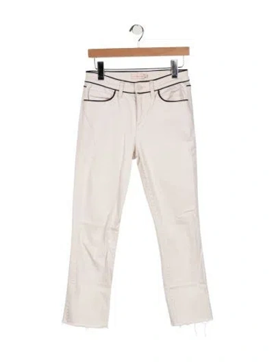 Pre-owned Tory Burch Mid-rise Straight Leg Jeans In Multi
