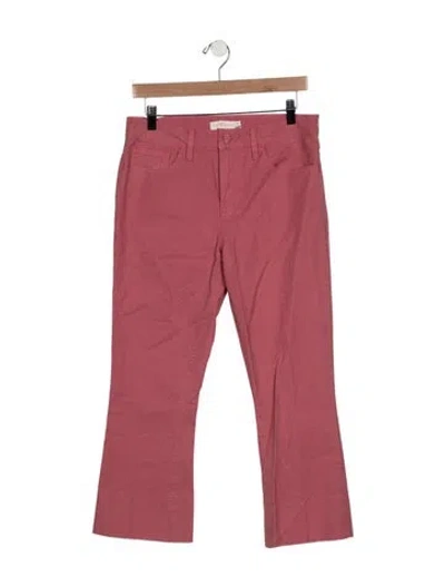 Pre-owned Tory Burch Mid-rise Straight Leg Jeans In Pink