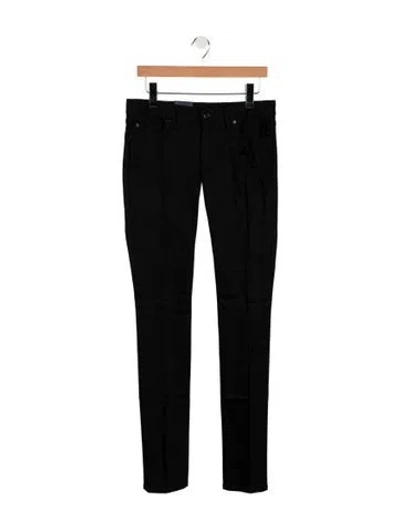 Pre-owned Tory Burch Mid-rise Straight Leg Jeans W/ Tags In Black