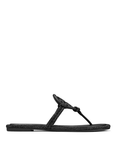 Tory Burch Mille Slippers In Black