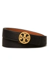 Tory Burch Miller 1-inch Reversible Logo Belt In Multi