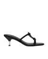 Tory Burch Miller 55mm Crystal-embellished Sandals In Black
