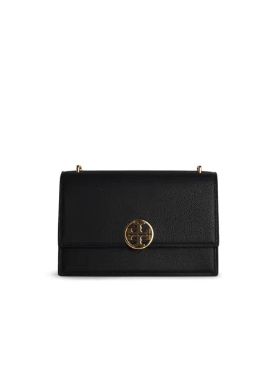 Tory Burch 'miller' Black Leather Crossbody Bag