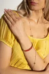Tory Burch Women's Kira Goldtone & Enamel Bracelet In Gold Red
