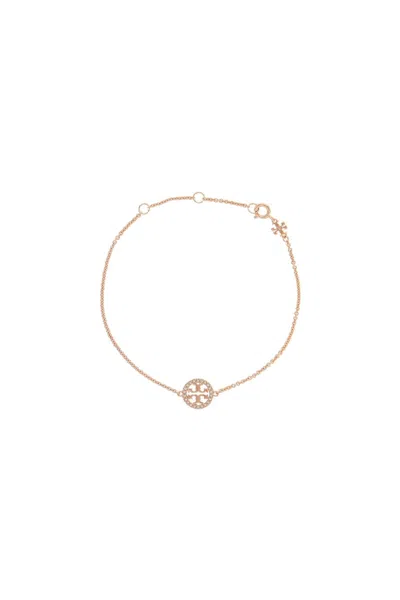 Tory Burch Miller Bracelet With Pavé Detailing In Pink