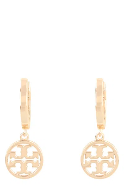 Tory Burch Miller Brass Earrings In Gold