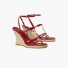 Tory Burch Miller Capri Espadrille Wedge In Multi