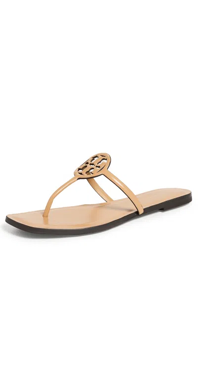 Tory Burch Miller Capri Sandals Honeycomb Tan