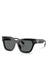 Tory Burch Women's Polarized Sunglasses Ty7208u In Black