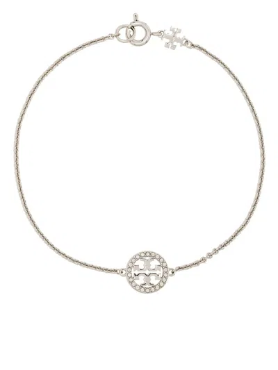 Tory Burch Miller Chain Bracelet In Silver