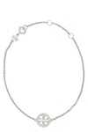 Tory Burch Miller Chain Bracelet In Silver