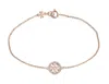 Tory Burch Miller Pave Chain Bracelet In Golden