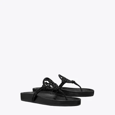 TORY BURCH MILLER CLOUD PAVÉ KNOTTED SANDAL