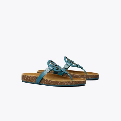 Tory Burch Miller Cloud Sandal In Blue