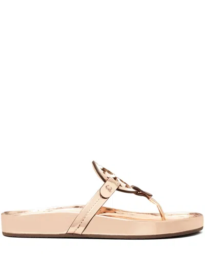 Tory Burch Miller Cloud Slides In Neutrals