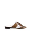 Tory Burch Miller Crisscross Sandal In Brown