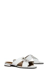 Tory Burch Miller Crisscross Sandal In Cloud