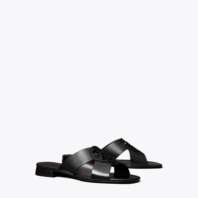 Tory Burch Miller Crisscross Sandal In Black