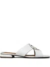 Tory Burch Miller Cross-strap Flat Sandals