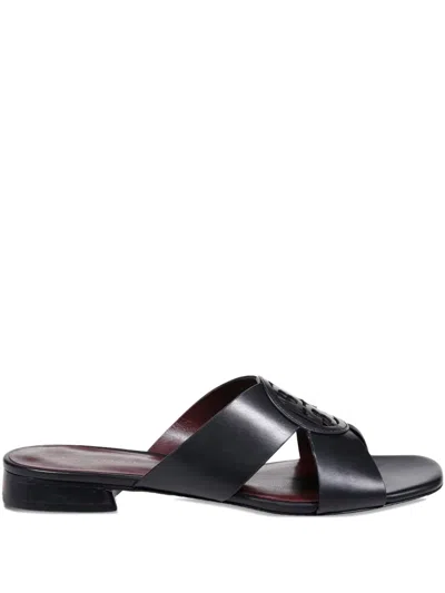 Tory Burch Miller Cross-strap Sandals In Black