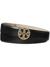 Tory Burch Miller Crystal-embellished Belt In Black