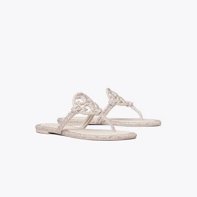 Tory Burch Miller Knotted Crystal Flip Flop In Multi