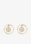 Tory Burch Miller Crystal Paved Earrings