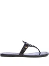 Tory Burch Miller Cut-out Flat Sandals In Brown