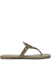 Tory Burch Open Toe Flat Sole Thong Strap Sandals In Multi
