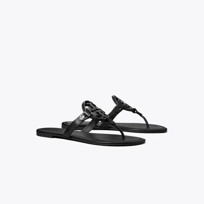 Tory Burch Miller Deco Sandal In Black