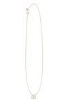 Tory Burch Miller Decorative Pendant Choker In Gold