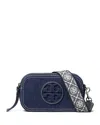 Tory Burch Mini Miller T Monogram Denim Crossbody Bag