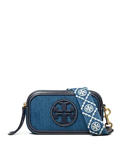 Tory Burch Blue Miller Mini Crossbody Bag