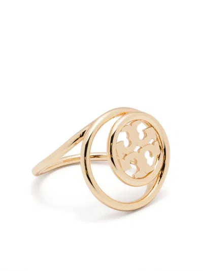Tory Burch Miller Double Ring In Gold