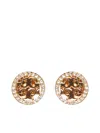 Tory Burch Miller Earrings In Tory Gold / Crystal