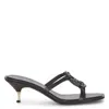 Tory Burch Miller 55mm Crystal-embellished Sandals In Black