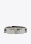 Tory Burch Miller Studded Ring In Silver