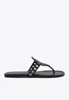 Tory Burch Miller Eyelet T-strap Flat Sandals