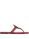 Tory Burch Miller Flip-flop In Red