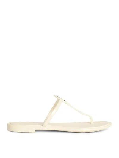 Tory Burch Miller Flip-flops In Ivory Tpu In Multi