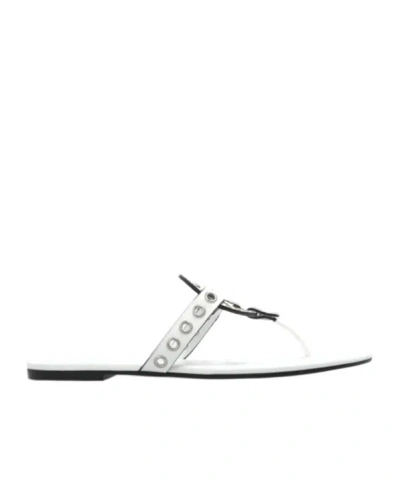 Tory Burch Miller Flip-flops In White