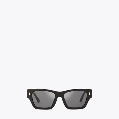 Tory Burch Miller Geometric Sunglasses In Black