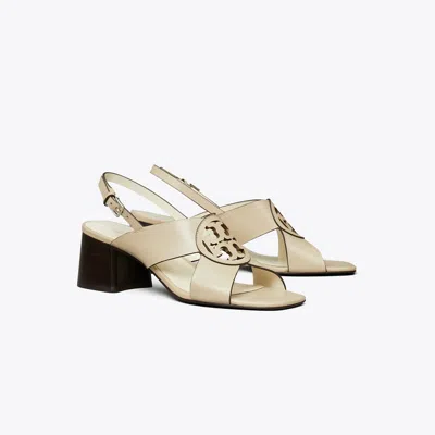 Tory Burch Miller Heeled Sandal In Neutral