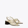 Tory Burch Miller Slingback Sandal In Stone Gray