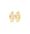 Tory Burch Miller Hoop Earring In Tory Gold