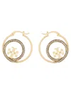 Tory Burch Miller Hoop Earrings In Gold
