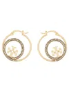 Tory Burch Miller Hoop Earrings In Gold