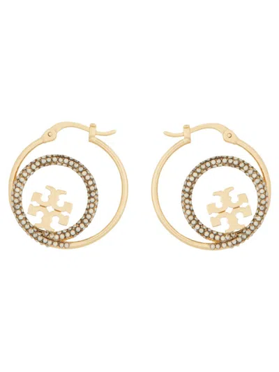 TORY BURCH MILLER HOOP EARRINGS
