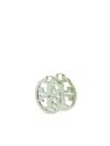 Tory Burch Miller Hoop Earrings In Green
